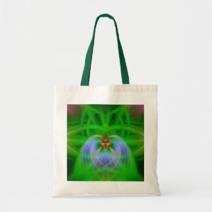 Groene ingewikkeldheid tote bag
