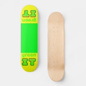groene IT Het museum gibsphotoart Skateboard (Voorkant)