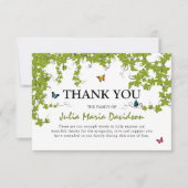 Groene Ivy & Butterflies Sympathie Hartelijk dank (Voorkant)