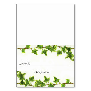 Groene Ivy - Escort Tafelnummer Kaarten