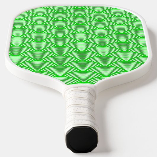 Groene Japanse golven Pickleball Paddle (Laagn)