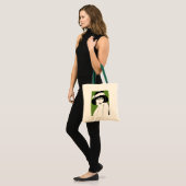 Groene jaren 1920 tote bag (Voorkant (model))