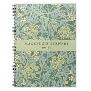 Groene Jasmine Botanische Patroon Notitieboek