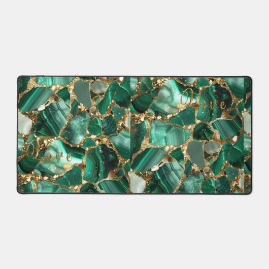 Groene Jasper Desk Mat (Voorkant)