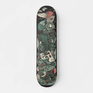 Groene Joker Monster Videogame Skateboard