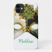 Groene Juwelen en Smaragden Venetiaanse Carnaval M Case-Mate iPhone Case (Achterkant)