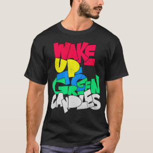 Groene kaarsen t-shirt