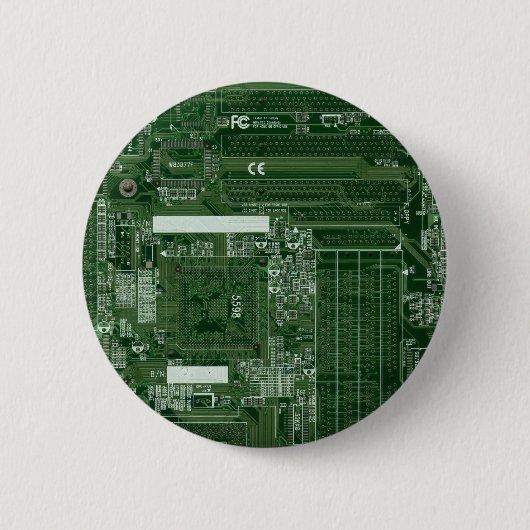 Groene kaart ronde button 5,7 cm (Voorkant)