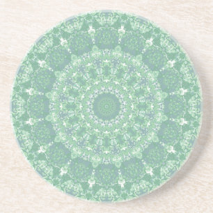 Groene Kaleidoscoop Zandsteen Onderzetter