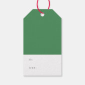 Groene kalligrafie script Holly Jolly van Cadeaulabel (Achterkant)
