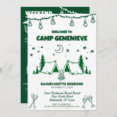 Groene Kamp Afscheidscadeau voor de Bruid Kaart (Voorkant / Achterkant)