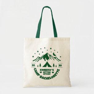 Groene Kamp Bruidsmeisjesfeest Bruid Tote Bag