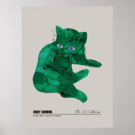 Groene Kat Poster