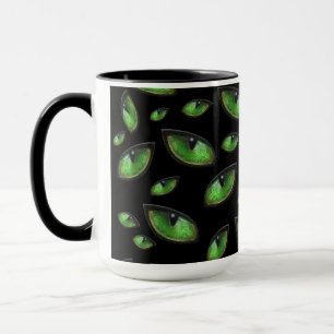 Groene kattenogen, koffie-Mok Mok