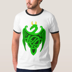 Groene Keltische Dragon T Shirt