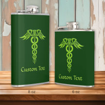 Groene Keltische Knoop Caduceus