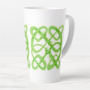 GROENE KELTISCHE KNOOP Tall Latte Mok