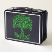 Groene Keltische levensboom (Achterkant)