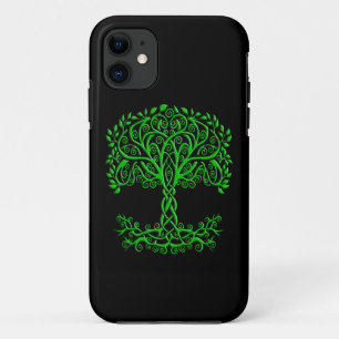 Groene Keltische levensboom iPhone 11 Hoesje