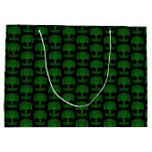 Groene Keltische levensboom Groot Cadeauzakje (Achterkant)