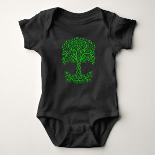 Groene Keltische levensboom Romper