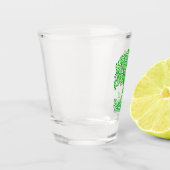 Groene Keltische levensboom Shot Glas (Links)