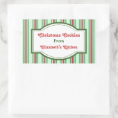 Groene Kerst Keuken Stickers (Tas)