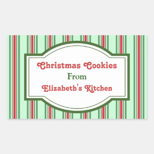 Groene Kerst Keuken Stickers