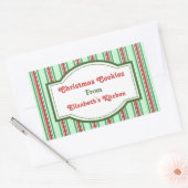 Groene Kerst Keuken Stickers (Envelop)