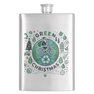 Groene Kerst - Santa en Recycling Design Flacon