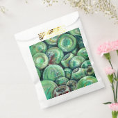 Groene kerstballen bedankzakje (Gezegeld)