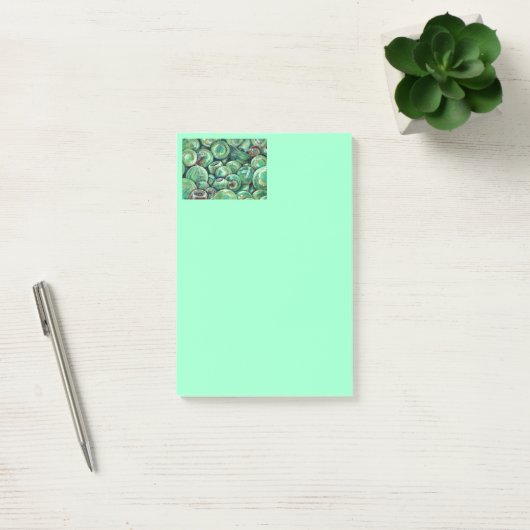 Groene kerstballen post-it® notes (Kantoor)