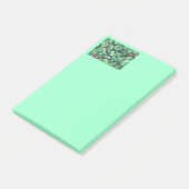 Groene kerstballen post-it® notes (Schuin)