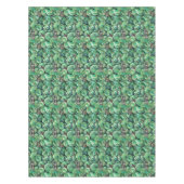 Groene kerstballen tafelkleed (Voorkant)