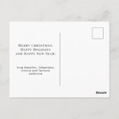 Groene kerstboom -  Classic - aangepast Briefkaart (Achterkant)