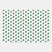 Groene kerstboom inpakpapier vel (Voorkant)