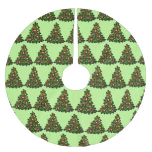 Groene Kerstboom Patroon Land Rok