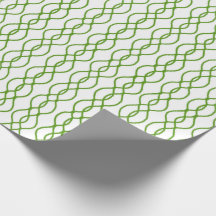 Groene kerstcadeauverpakkings papier