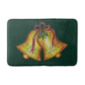 Groene Kerstklokken Badmat Badkamer Tapijt Decor (Voorkant)