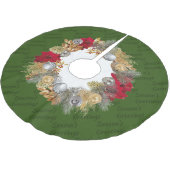 GROENE Kerstkrans Kerstboom Rok (Gekanteld)