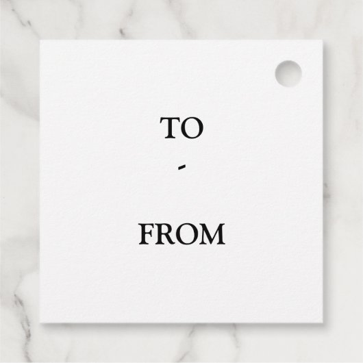 GROENE KERSTMIS EENVOUDIGE FAVOOR LABELS (Achterkant)