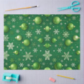 Groene Kerstmis Tissuepapier (Craft)
