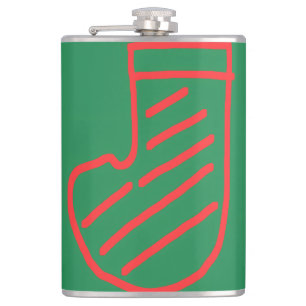 Groene Kerstsok aan de Groene Heupfles