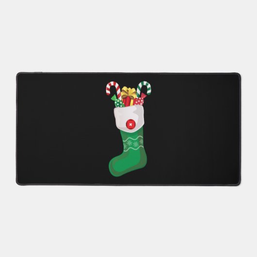 Groene kerststop bureaumat (Voorkant)
