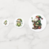 Groene Kersttafel Scatter of Confetti (Voorkanten)