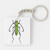 Groene kever sleutelhanger (Achterkant)