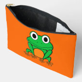 Groene kikker etui (Open)