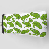 Groene kikker golfheadcover (Voorkant)