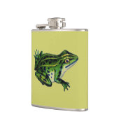 Groene kikker heupfles (Links)