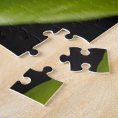 Groene kikker in een regenwoud legpuzzel (Zijkant)